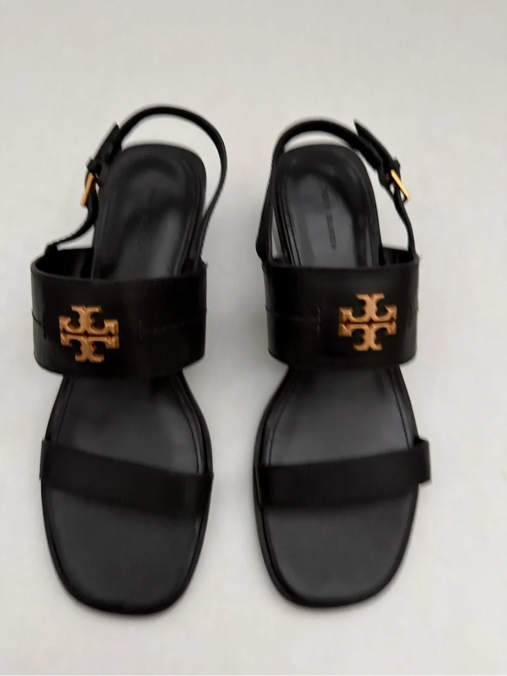 Tory Burch Eleanor Block Heel Sandals Size 10